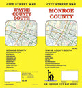 Front cover of GM Johnson Monroe County, city street map