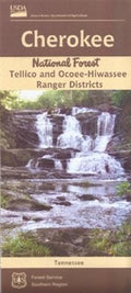 Front cover of Cherokee National Forest (South) - Tellico and Ocoee-Hiwassee Ranger Districts Map