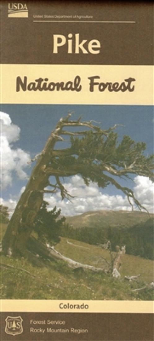 Front cover of Pike National Forest Visitor Map