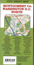 Front cover of GM Johnson Montgomery County / Washington DC North Street Map