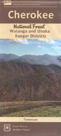 Front cover of Cherokee National Forest (North) - Watauga and Unaka Ranger Districts Map