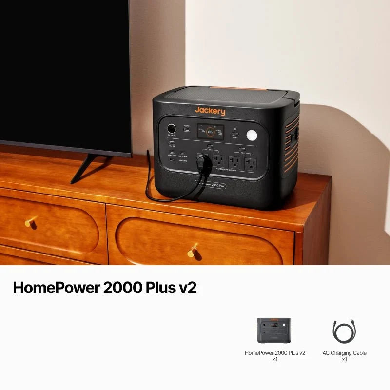 Jackery HomePower 2000 Plus v2 Power Station, 2048Wh, view 2