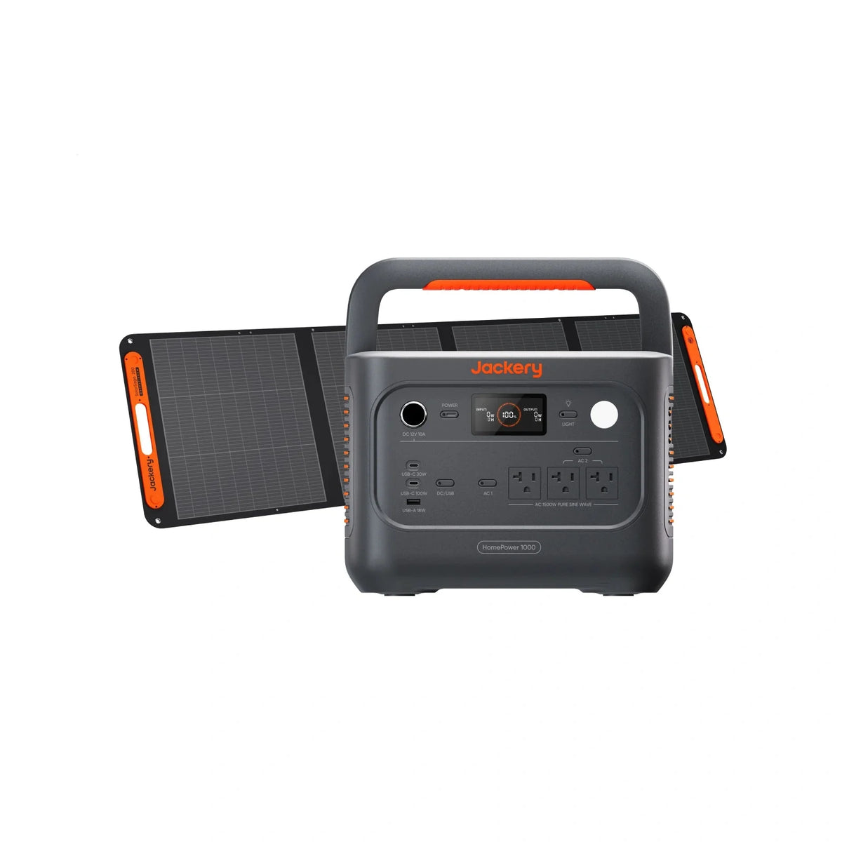 Jackery Solar Generator HomePower 1000 v2 with SolarSaga 200W