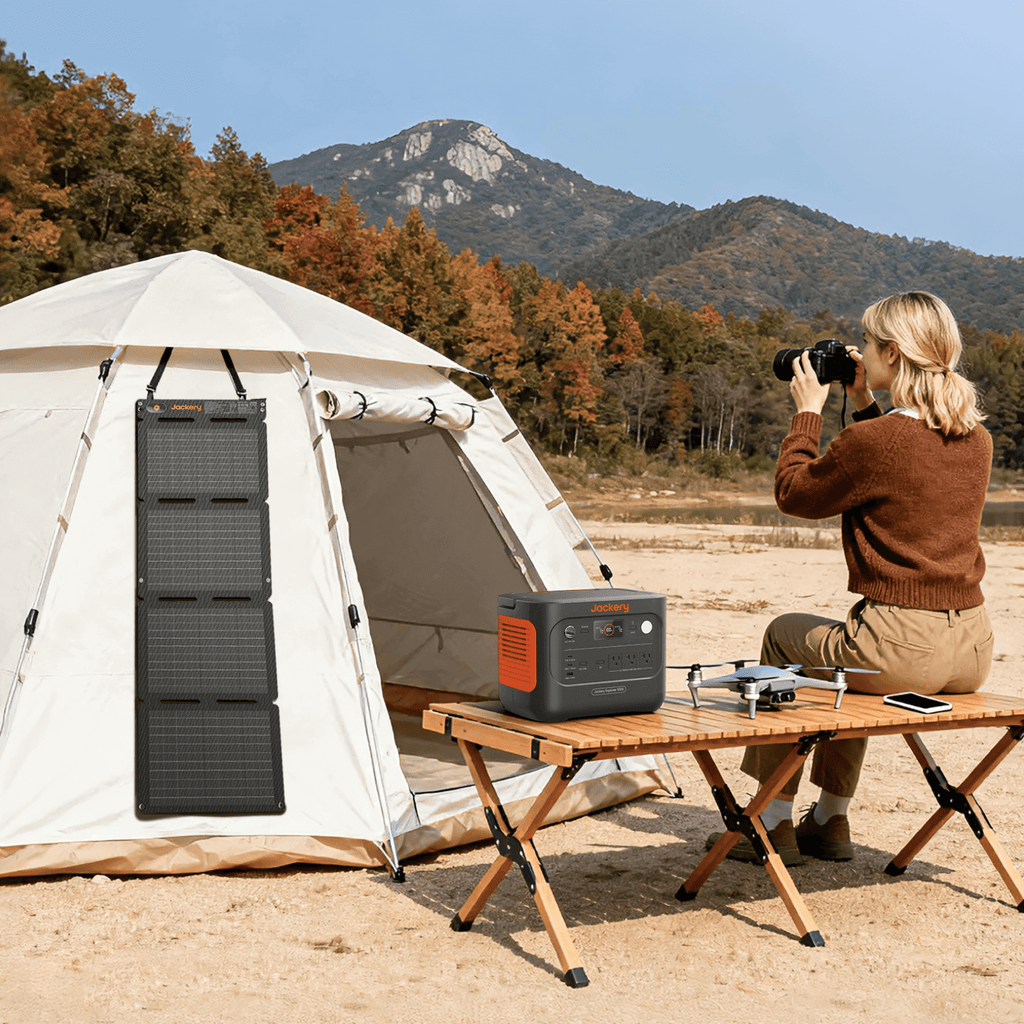 Jackery SolarSaga 40 Air Bifacial Solar Panel, 40W, view 2