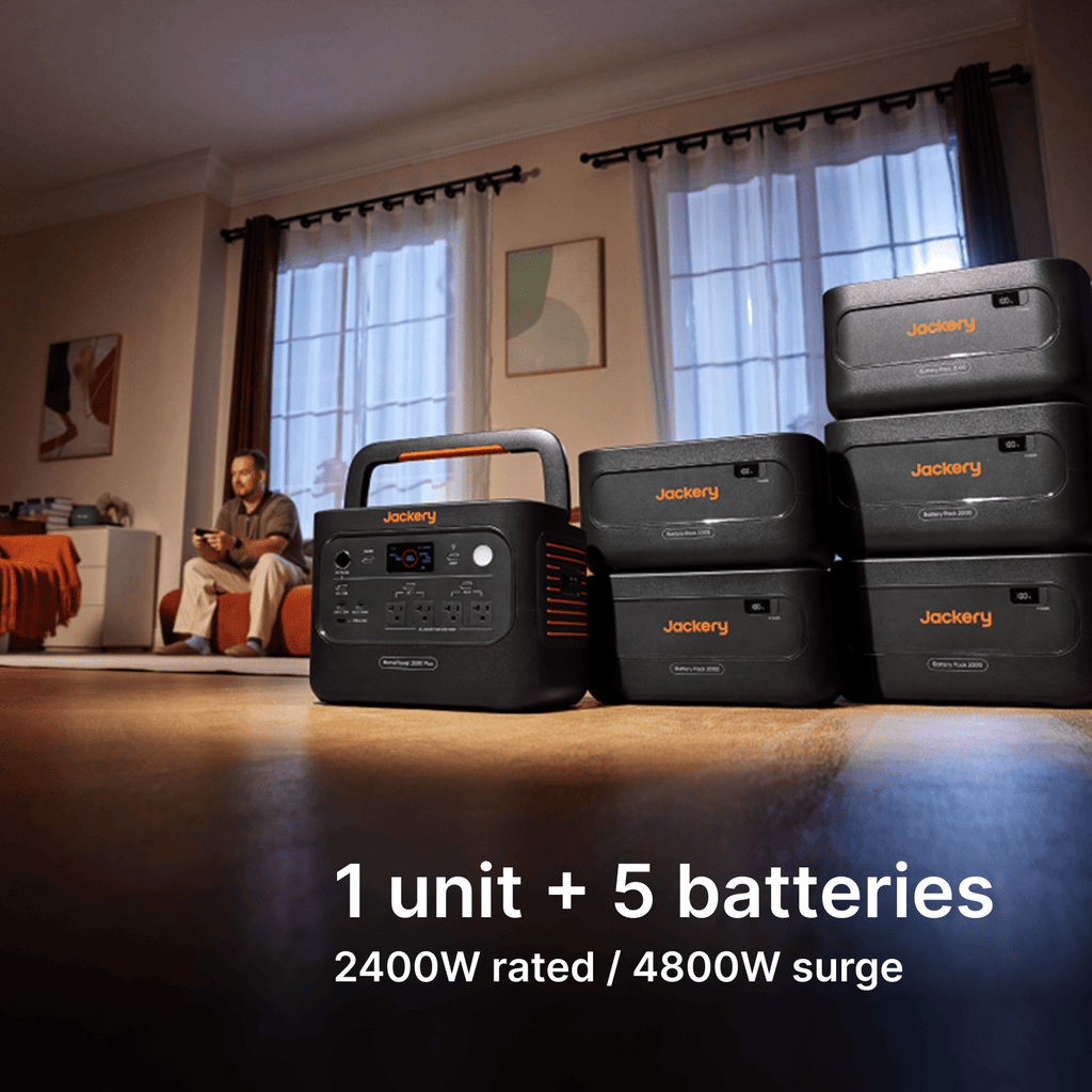 Jackery HomePower 2000 Plus v2 Power Station, 2048Wh, view 3